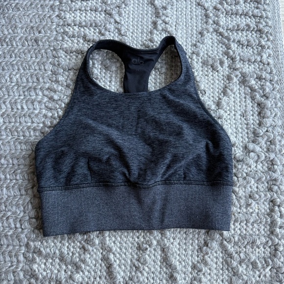 Alosoft Serenity Bra Tank - Charcoal - Picture 1 of 3